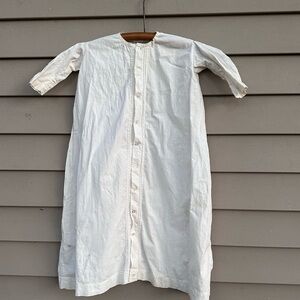 Vintage primitive baby dress w/ hanger